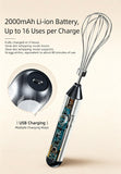 Wireless Electric Egg Beater - USB Rechargeable Handheld Mixer for Baking Whisking Frothing - 304 Stainless Steel Portable Kitchen Tool - Pink 3 Speeds In Australia - Darrahopens