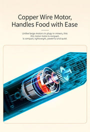 Wireless Electric Egg Beater - USB Rechargeable Handheld Mixer for Baking Whisking Frothing - 304 Stainless Steel Portable Kitchen Tool - White 3 Speeds
