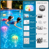 Darrahopens Outdoor Recreation > Camping > Camping Lights & Lanterns Rechargeable Magnetic Pool Light - IP68 Waterproof Underwater LED Light with Remote Control - 16 Colors 2600mAh Battery for Above Ground Inground Pools - 1 Pack In Australia - Darrahopens