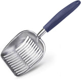 Aluminum Cat Litter Scoop Set - 2-in-1 Pet Waste Shovel with Storage Stand - Durable Non-Stick Litter Box Accessory for Cats In Australia - Darrahopens