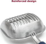 Aluminum Cat Litter Scoop Set - 2-in-1 Pet Waste Shovel with Storage Stand - Durable Non-Stick Litter Box Accessory for Cats In Australia - Darrahopens