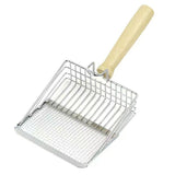 Fine Mesh Metal Cat Litter Scoop - Durable Non-Stick Aluminum Litter Shovel with Small Holes for Clumping Litter - Easy Clean Polished Surface - Silver In Australia - Darrahopens