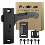 RV Screen Door Latch - Aluminum Alloy Camper Door Handle with Lock - Durable Powder Coated RV Entry Door Latch for Travel Trailer Motorhome - Right In Australia - Darrahopens
