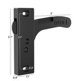 RV Screen Door Latch - Aluminum Alloy Camper Door Handle with Lock - Durable Powder Coated RV Entry Door Latch for Travel Trailer Motorhome - Right