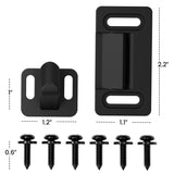 RV Screen Door Latch - Aluminum Alloy Camper Door Handle with Lock - Durable Powder Coated RV Entry Door Latch for Travel Trailer Motorhome - Right