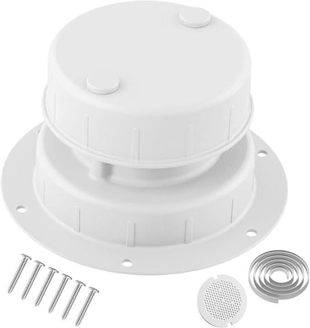 RV Plumbing Vent Cap - Aluminum Trailer Roof Pipe Vent Cover - Weatherproof Durable Replacement for RV Camper Motorhome - Black 1-Pack In Australia - Darrahopens