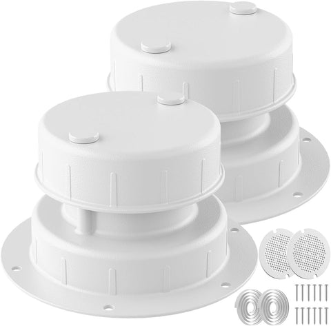 RV Plumbing Vent Cap - Aluminum Trailer Roof Pipe Vent Cover - Weatherproof Durable Replacement for RV Camper Motorhome - Black 2-Pack In Australia - Darrahopens