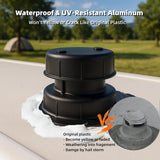 RV Plumbing Vent Cap - Aluminum Trailer Roof Pipe Vent Cover - Weatherproof Durable Replacement for RV Camper Motorhome - White 1-Pack In Australia - Darrahopens