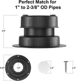 RV Plumbing Vent Cap - Aluminum Trailer Roof Pipe Vent Cover - Weatherproof Durable Replacement for RV Camper Motorhome - White 1-Pack In Australia - Darrahopens