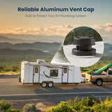 RV Plumbing Vent Cap - Aluminum Trailer Roof Pipe Vent Cover - Weatherproof Durable Replacement for RV Camper Motorhome - White 2-Pack In Australia - Darrahopens