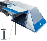Inflatable SUV Tent with Pump 2.0, 30% More Space, Easy Set-up Car Tent for 6 Person Family Camping, Dual-Use for SUV or Ground Camping with 2 Awnings, Double Door, Fit for SUV Car Van
