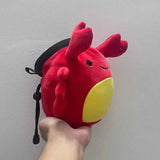 Red Crab Chalk Bag Rock Climbing Chalk Bag Suitable Bouldering Gym Indoor & Outdoor Climbing with Adjustable Belt