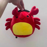 Red Crab Chalk Bag Rock Climbing Chalk Bag Suitable Bouldering Gym Indoor & Outdoor Climbing with Adjustable Belt
