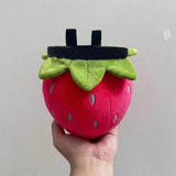 Strawberry  Chalk Bag Rock Climbing Chalk Bag Suitable Bouldering Gym Indoor & Outdoor Climbing with Adjustable Belt