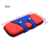 Carry Case Compatible with Nintendo Switch and New Switch OLED Console with Pockets for Accessories and Games-Red