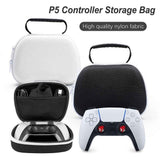 Gaming Controller Travel Carrying Case Compatible with Playstation 5 Wireless Controllers. Protective Storage Holder Bag Cover for PS5 Console (Box Only)-Red
