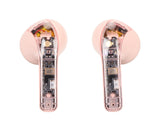 Language Translator Earbuds Support 144 Online Languages Bluetooth 5.3 Earphones Wireless Device Pink