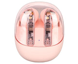 Language Translator Earbuds Support 144 Online Languages Bluetooth 5.3 Earphones Wireless Device Pink