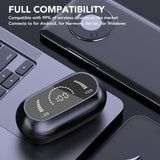 Open Ear Bluetooth Earbuds HiFi Noise Cancelling Waterproof Clip On Wireless Earphone for Cycling Driving Sports