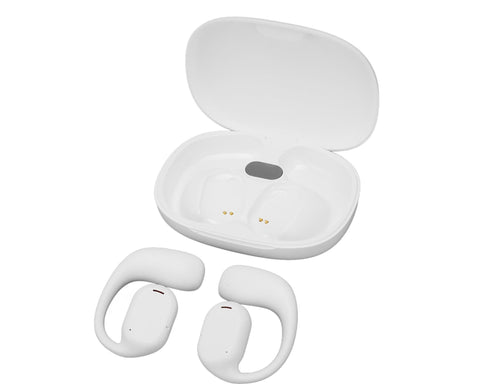 Wireless Translator Earbuds Bluetooth 5.1 Translation Earbuds 74 Languages 70 Accents Translator Device with APP for Music Call White