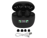 Language Translator Earbuds Support 144 Languages Online Translation Wireless Translator Device with Digital Display Black