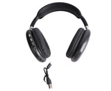Wireless Bluetooth Headset Bluetooth 5.0 and EDR Stereo Noise Cancelling Lightweight Foldable Bluetooth Headphone Black Type 1