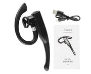 Wireless Bluetooth Earpiece Noise Reduction Lightweight HD Voice IPX7 Waterproof Bluetooth 5.1 Headset for Business YYK 525 Simple Version