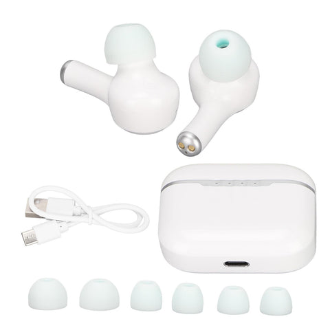 Translator Earbuds Bluetooth 5.2 Supports 84 Languages 5 Modes Noise Canceling Wireless Translator Earbuds White