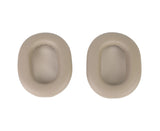 Headphone Ear Pads Protein Leather Noise Insulation Memory Foam Sponge Cushions for WH 1000XM5 Wireless Headset Platinum Silver