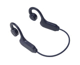 Bone Conduction Headphones Bluetooth 5.3 LED Digital Display IPX5 Waterproof Wireless Earphones for Sports Blue
