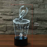 3D Optical Illusion Lamp LED Night Light Optical Illusions Night Lamp 7 Colors Touch Bedside Lamp