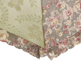 Mesh Food Cover Foldable Pop Up Food Cover Net Floral Print Food Tent for Home Outdoor Picnic Purple