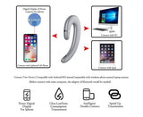 Ear Hook Wireless Headphones - Non Ear Plug - Noise Cancelling Single Ear Headset with Mic