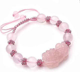 Pink Women's Bracelet Natural Pink Crystal Bracelet