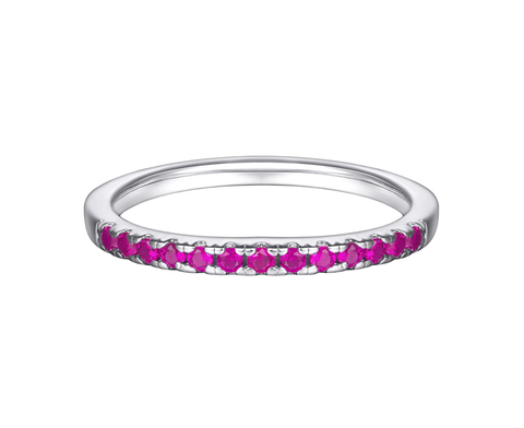 Women Ring Elegant Silver Visual Effect-US 7 C