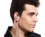 QKZ VK1 Wired In-Ear Earphones Bass HiFi Earbuds Sports Headphones with Mic-Transparent White
