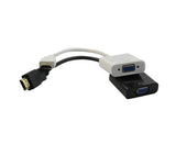 1080P HDMI-compatible Male to VGA Female Adapter Converter Video Cable Cord for PC HDTV DVD - Black