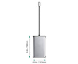 12 in 1 Multi-Interface Connection Type-C Expansion Dock Dual HDMI-compatible Converter - Grey