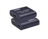 4K HDMI-compatible to USB2.0 High Clarity 1080P Video Capture Card Dongle for Game Live Streaming - Black