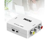 Audio Converter Harmless Environmentally Friendly Lightweight No Power Converter for DVD - White