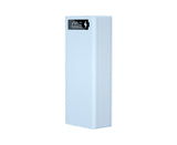 Battery Charger Case Detachable Design 5 Interfaces LCD Rechargeable Multifunctional 15W Fast Charging Easy to Carry Battery Charge - White