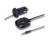 Bluetooth Wireless Receiver Adapter Dongle for Car Stereo Audio Speaker Charger - Black