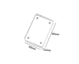 Card Brick grip Suction Transparent Visible DIY Store Photos Gradient Color Flowing Sand Mahjong Size Card Case Album Home Supply - Pink