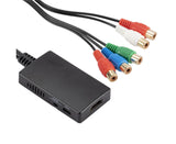 HDMI-compatible Converter No Distortion Portable Black Quick Transmission HDMI-compatible to YPBPR Converter for Projector - Black