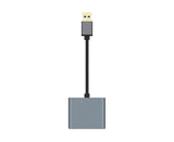 HDMI-compatible to USB High Clarity Board Game Record Live Streaming Broadcast Video Capture Card - Grey