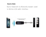 Mini 3.5mm Jack USB Wireless Bluetooth-compatible Audio Receiver Adapter for PC Speaker - Black