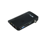 Mini TV Box Digital Computer RF AV to VGA HDTV Programs Tuner Receiver Monitor - Black