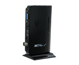 Mini TV Box Digital Computer RF AV to VGA HDTV Programs Tuner Receiver Monitor - Black