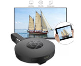 Phone Projection Device High Resolution High-speed Transmission Plug Play WiFi HDMI-compatible Mobile Phone Screen Projector for Home T- Black