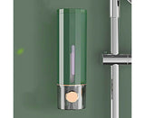 Soap Dispenser Wall Mounted Punch-free Visible Window Press Type Large Capacity Shampoo Conditioner Shower Gel Container for Bathroom